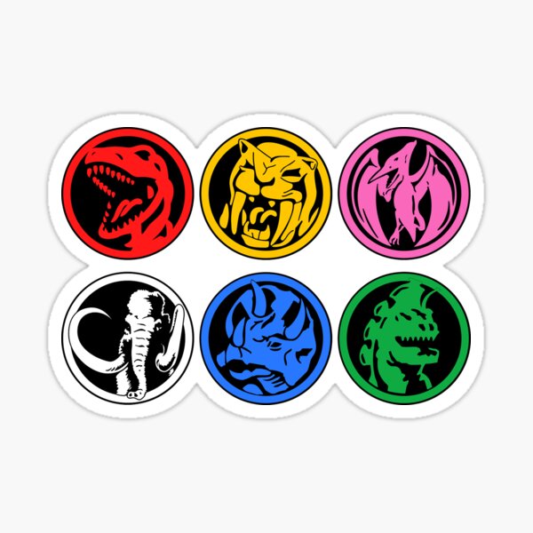 logo de papier peint puissant des power rangers de morphine