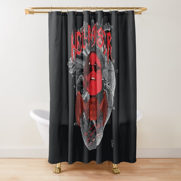 Hellraiser Butterball Cenobite Hellbound Heart Shower Curtain
