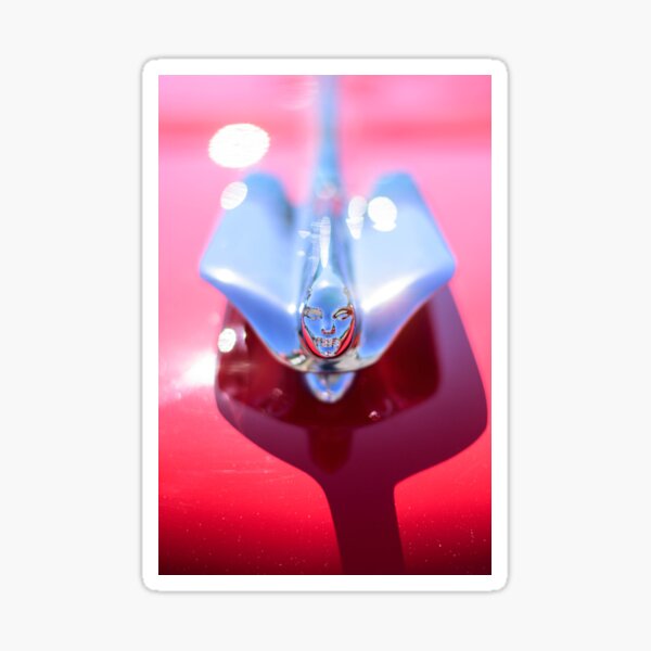 Pontiac Hood Ornament Sticker