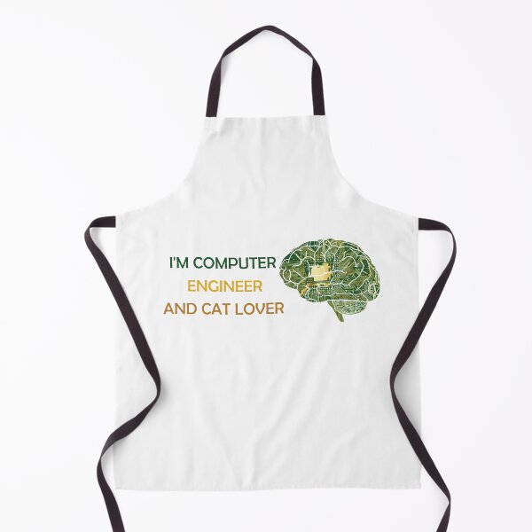 Item preview,  I'M COMPUTER ENGINEER AND Cat LOVER , Web Developer, Nerd Gift, Software Engineer Gift, engineer hhh  designed and sold by Soukainadesign.
