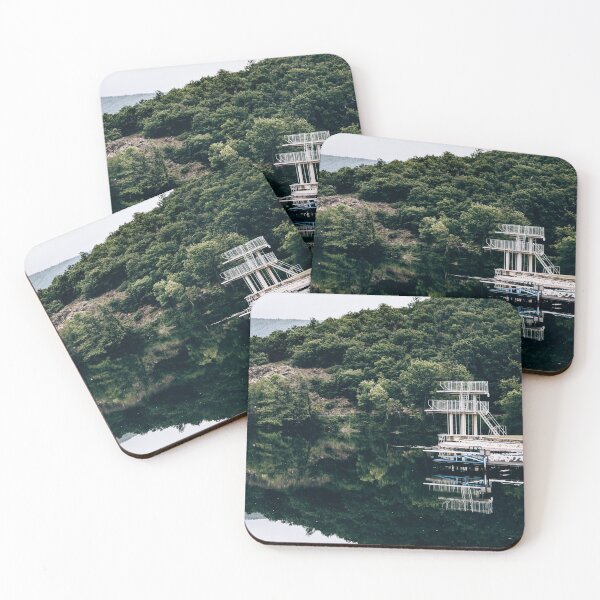 Item preview, Diving in a moody lake designed and sold by Nicolet Groen.