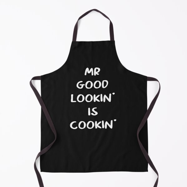 Funny Aprons MR GOOD LOOKIN' IS COOKIN' Aprons for Men Apron