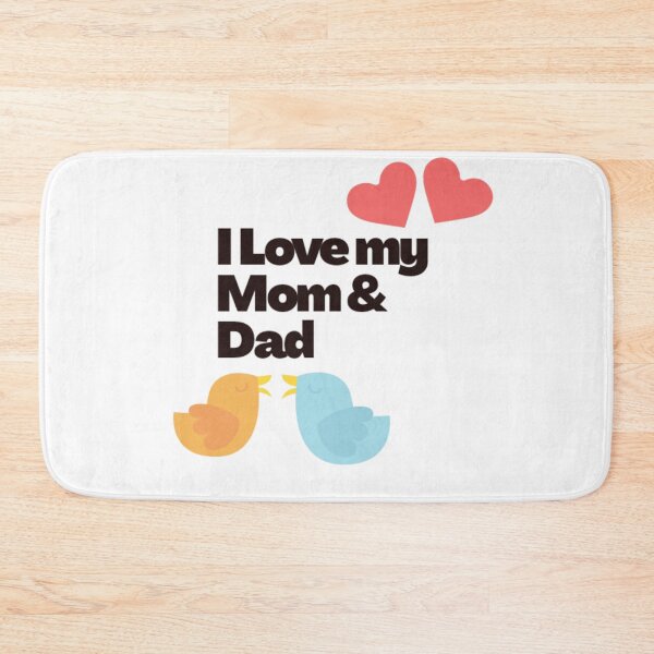 Item preview, Mom and Dad,Love your Mom and Dad designed and sold by Sensihoriverse.