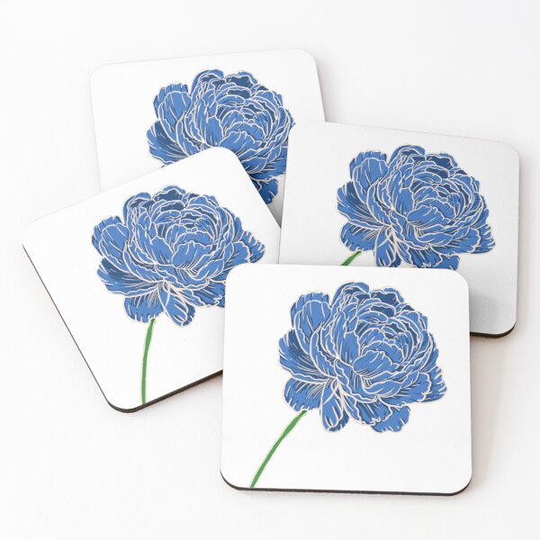 Item preview, Blue flower (Pivoine Bleu) designed and sold by ManonGuennoc.