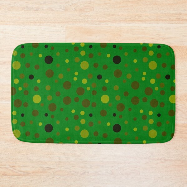 Item preview, Irish Shamrock & Clover Full Green spotted dotted Aesthetic Pattern designed and sold by LJWDesigns.