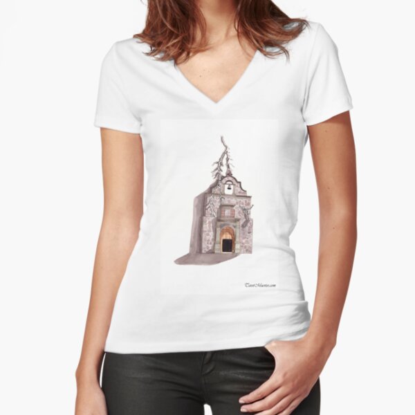 Fitted V-Neck T-Shirt