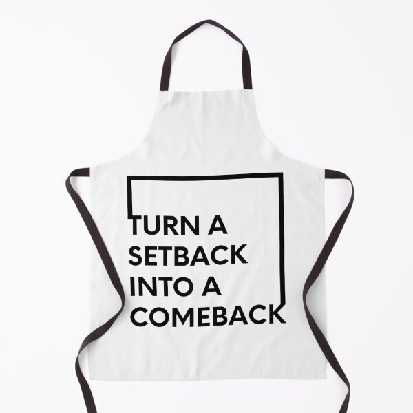 Item preview, Turn a setback into a comeback designed and sold by bubbliciousart.