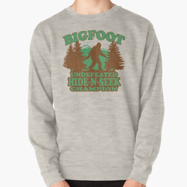 Bigfoot Hide N Seek Champion (vintage distressed) Pullover Sweatshirt