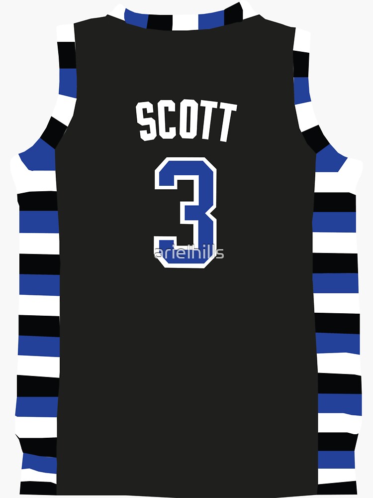 "One Tree Hill Lucas Scott Basketball Jersey" Sticker by arielhills Redbubble