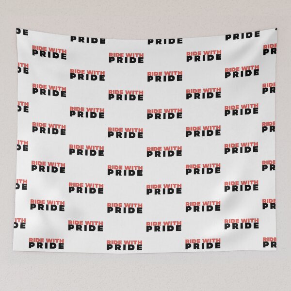 Item preview, Ride with Pride red and blck designed and sold by bumperapparels.