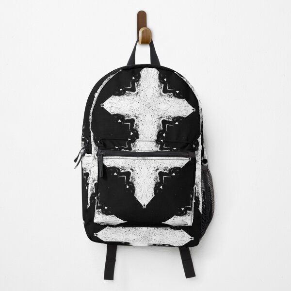 Item preview, MOD 50s and 60s Monochrome Minimalist Black And Cross Seamless Pattern Cross Design designed and sold by LJWDesigns.