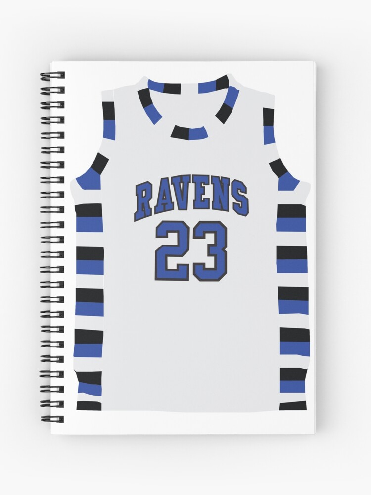 Nathan Scott One Tree Hill Basketball Jersey (White) | Spiral Notebook