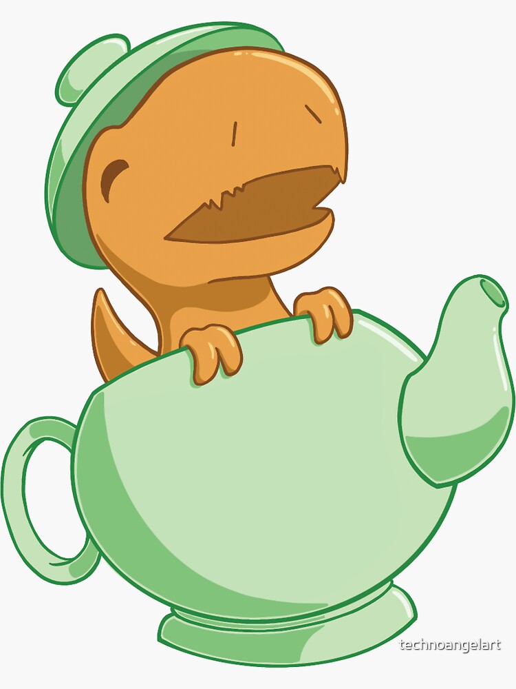 Tea-Rex by technoangelart