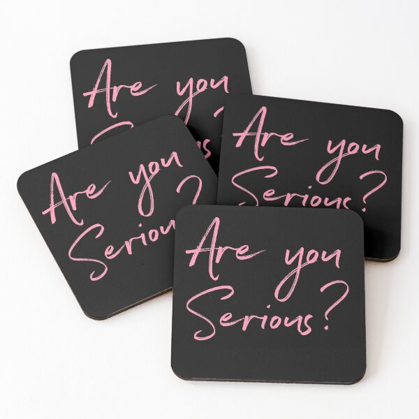 Item preview, Copy of Are you serious? pink designed and sold by bumperapparels.
