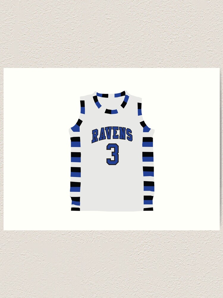 Nathan Scott One Tree Hill Basketball Jersey (White) Sticker for Sale by  arielhills