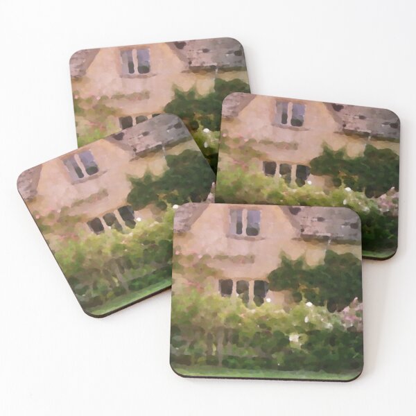 Item preview, Water color cottage designed and sold by Golden Goat King.