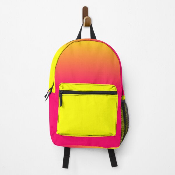 Item preview, Neon Pink and Neon Yellow Ombré Shade Color Fade designed and sold by podartist.