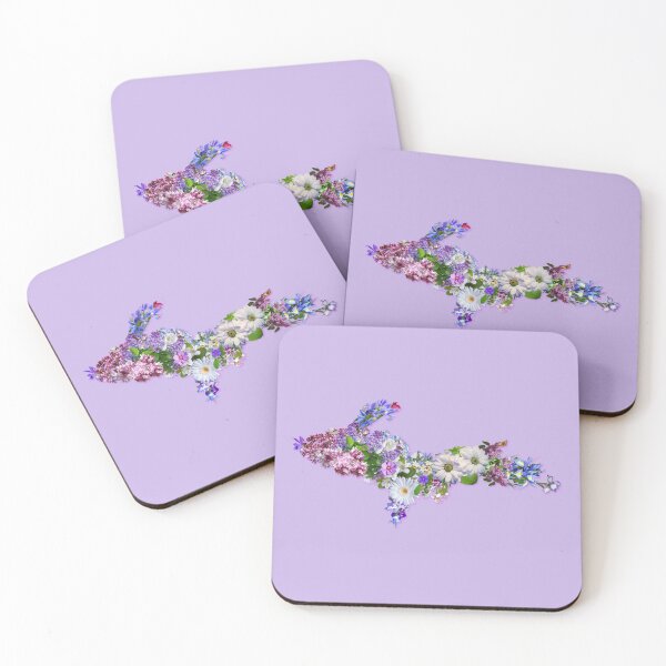 Item preview, Upper Peninsula Flowers Outline designed and sold by Jarrod Vandenberg.