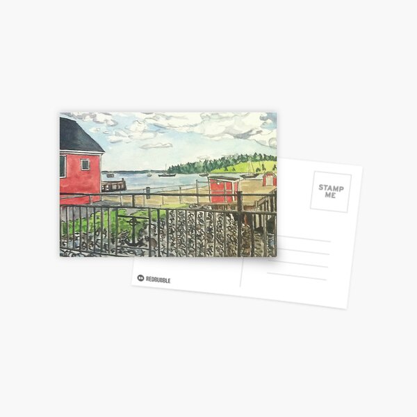 Lunenburg, Harbor, Nova Scotia Postcard
