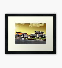 Heinz Field is Golden Framed Print