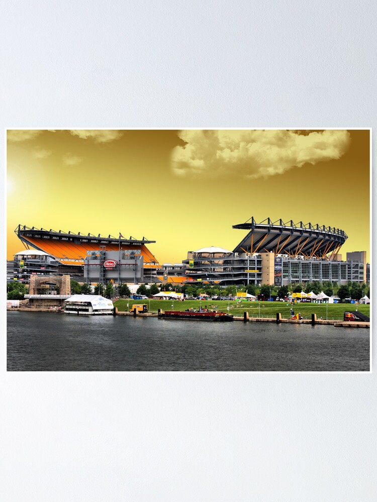 PITTSBURGH STEELERS HEINZ FIELD FOOTBALL STADIUM POSTCARD - FIELD VIEW