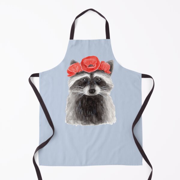 Item preview, Raccoon with Flowercrown - Watercolour Painting designed and sold by Pattokarts.