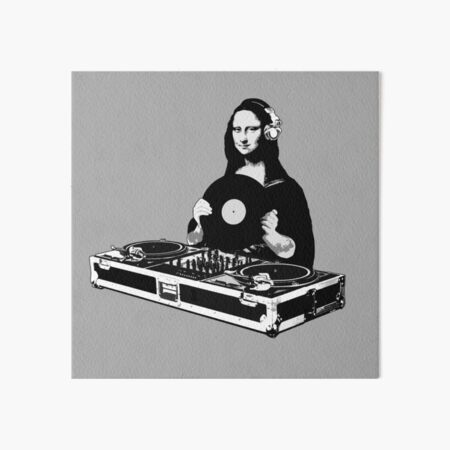 DJ Mona Lisa Art Board Print