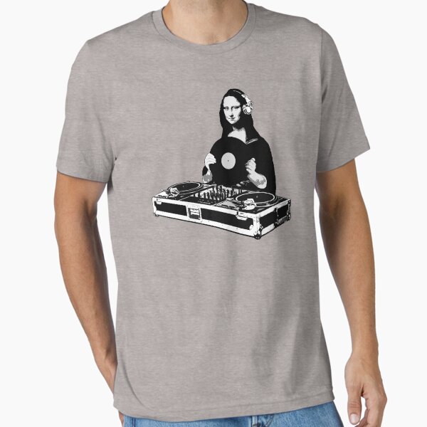 Vista previa del artículo con la obra «DJ Mona Lisa», diseñado y vendido por ROBOTFACE .