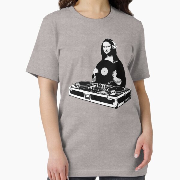 Vista previa del artículo con la obra «DJ Mona Lisa», diseñado y vendido por ROBOTFACE .