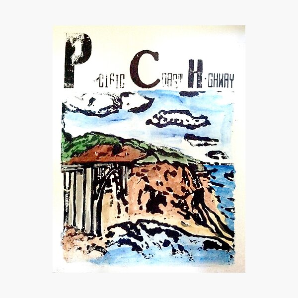 Pacific Coast Highway Print Photographic Print
