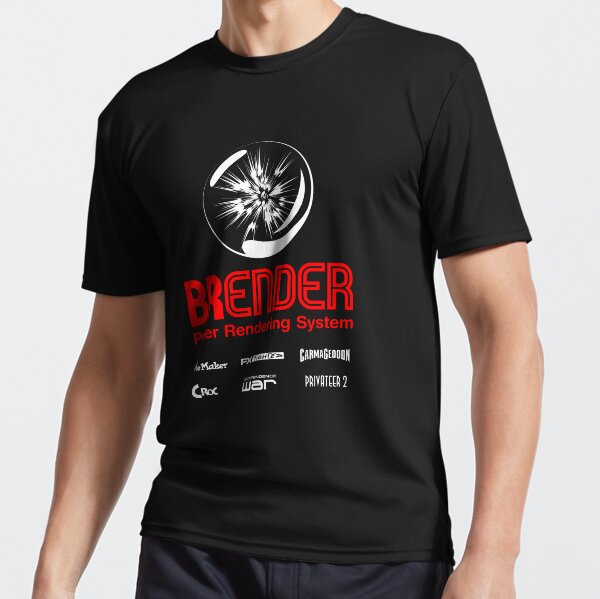 BRender Power Rendering System Active T-Shirt