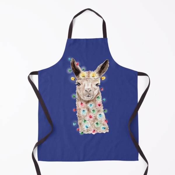 Item preview, Llama with Fairy Lights - Watercolour Painting designed and sold by Pattokarts.