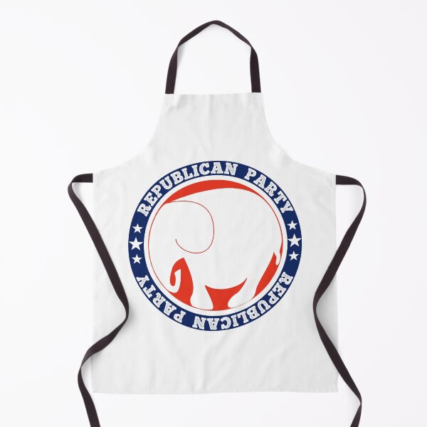Item preview, Vote Donald Trump Republican Party Elephant in Red, White and Blue designed and sold by DoodleBugDigits.