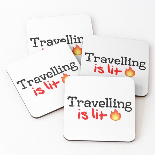 Item preview, Travelling is Lit! designed and sold by DoodleDashCollective.