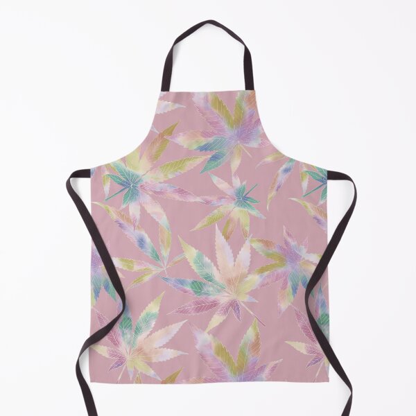 Item preview, Mary Jane Watercolor Marijuana Leaves on Dusty Pink designed and sold by Jacqueline Maldonado.