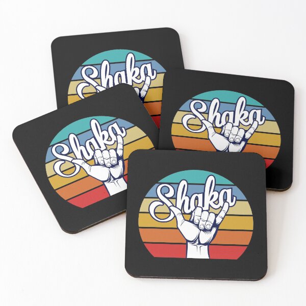 Item preview, Shaka Hang Loose Retro Sunset designed and sold by playloud.