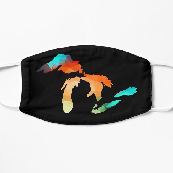 Michigan - Great Lakes in Fractal Colors Mask