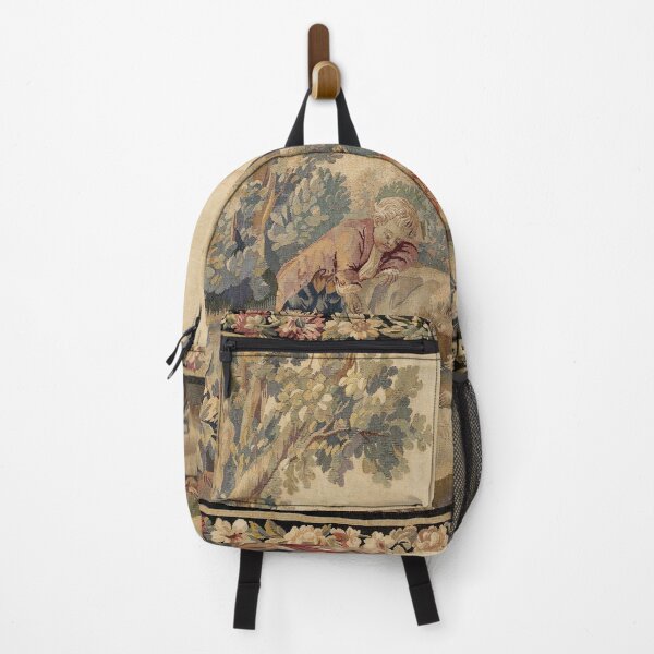 Item preview, Aubusson Antique French Tapestry Print designed and sold by Vicky Brago-Mitchell®.