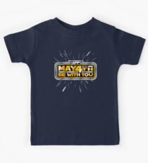 Happy May the 4th! (Yellow/Stars) Kids Tee