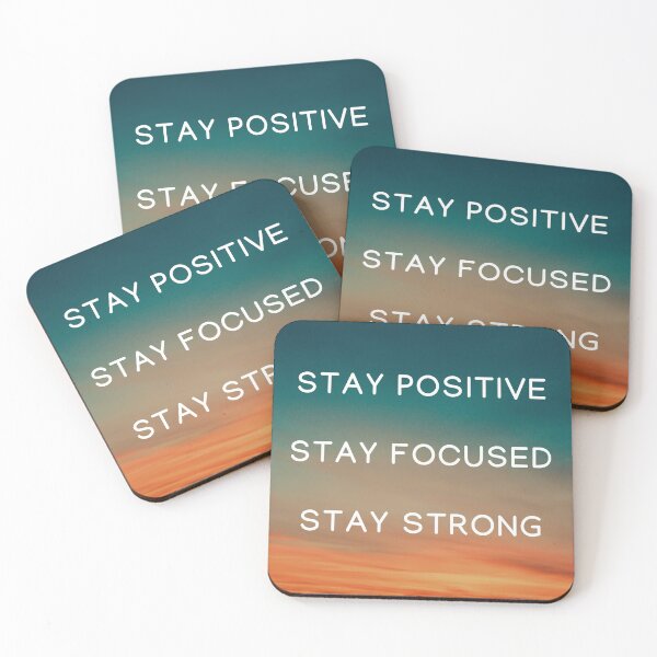 Item preview, Sunset Colours STAY POSITIVE Stay focused STAY Strong designed and sold by hasnimed.