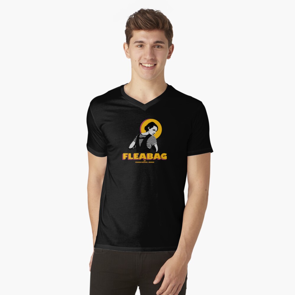 Vista previa del artículo con la obra «Camiseta de cuello en V», diseñado y vendido por its-ella.