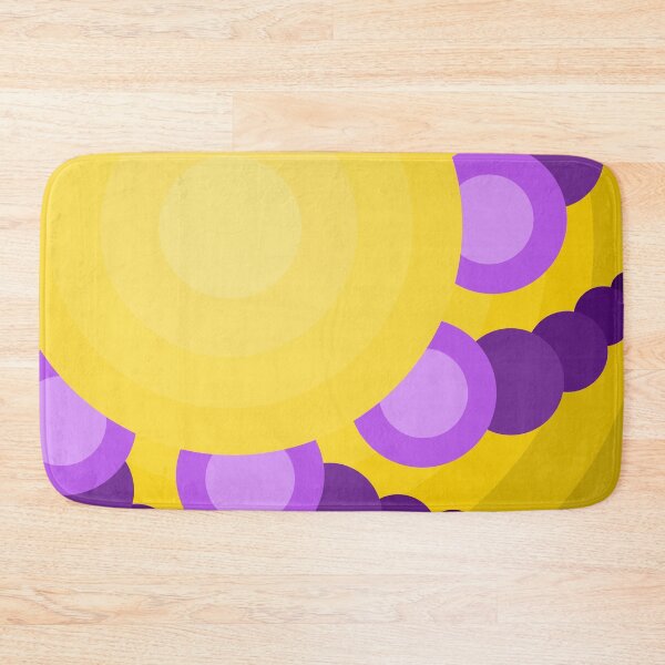 Item preview, Radial Sunshine, Yellow & Purple Color Blocking by Courtney Hatcher designed and sold by cghatcherart.