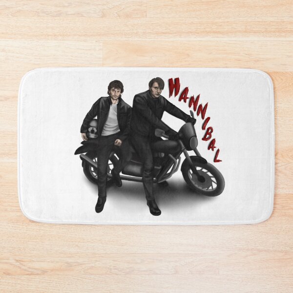 Item preview, Hannibal and Will on Motorcycle designed and sold by tjlitchfield.