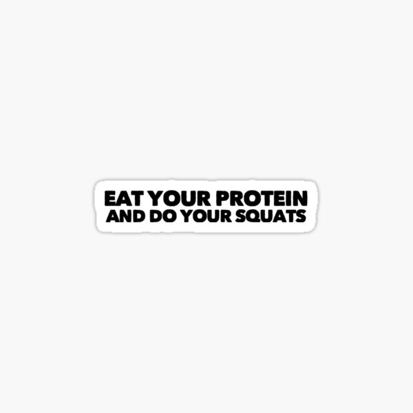 Item preview, Protein and Squats designed and sold by keriannhill.