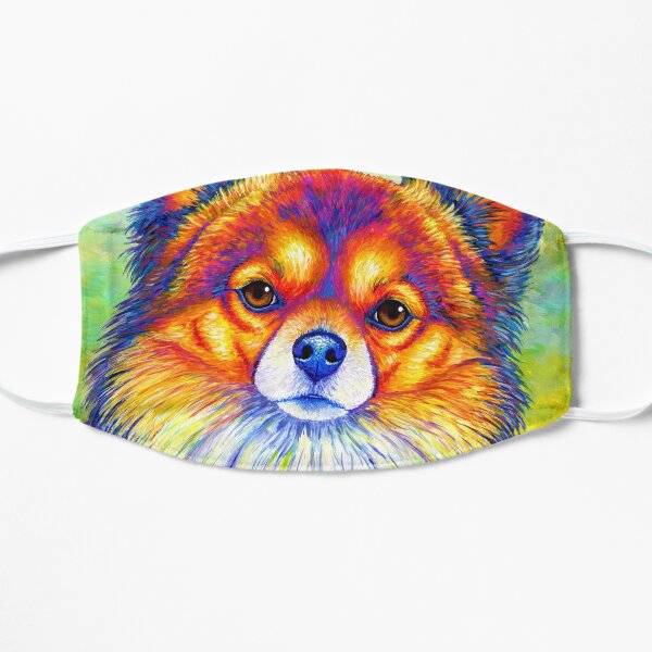 Small and Sassy - Colorful Rainbow Chihuahua Dog Mask