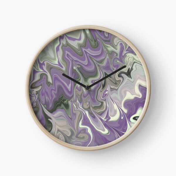 Purple Sage Clock