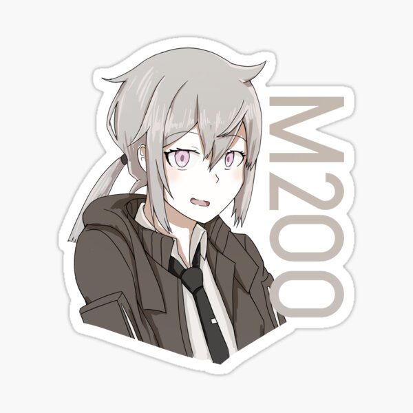 Girls Frontline M870 Waifu Sticker 3" Car Decal Set of 2 