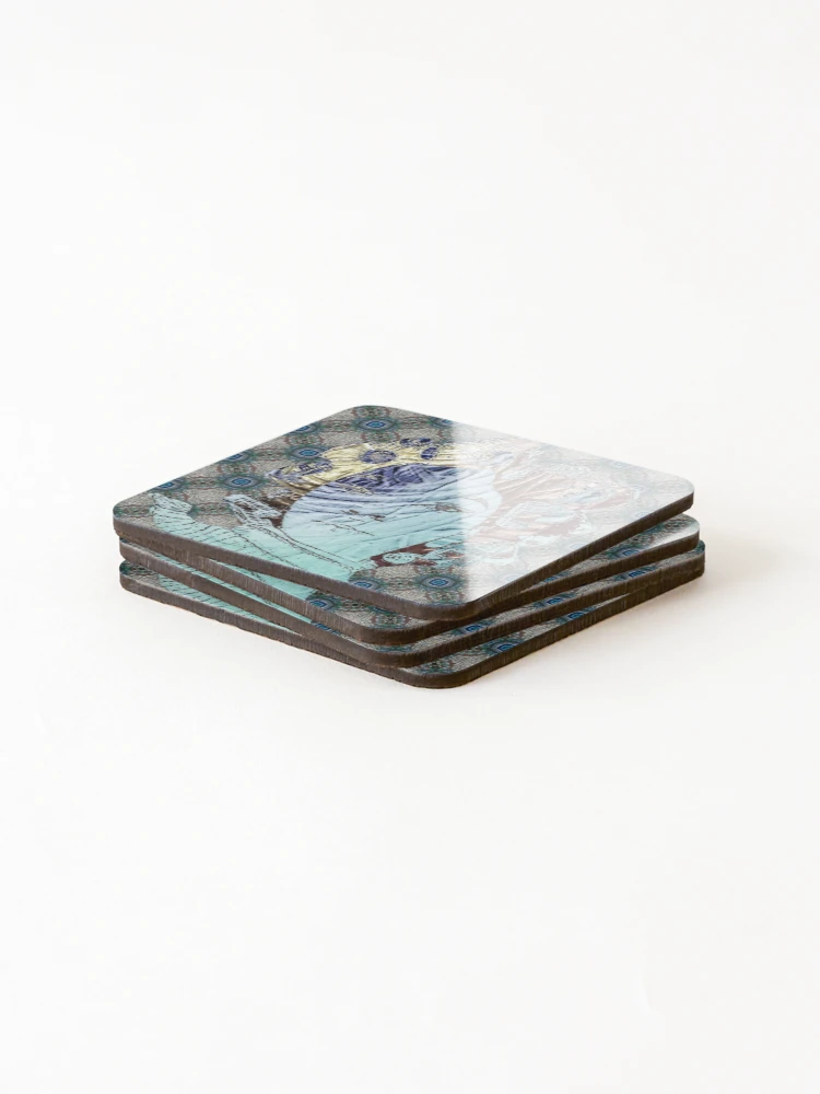Thumbnail 4 of 5, Coasters (Set of 4), Element designed and sold by rootcompass.