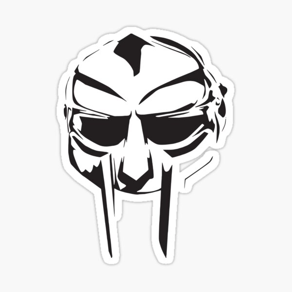 DOOM Madvillain All Caps Hip Hop Shirt Mask Sticker