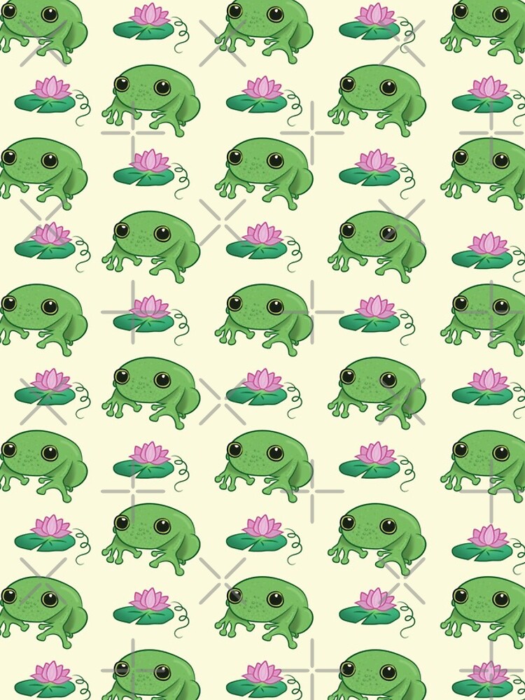 Cute Frog Wallpaper Gifts Merchandise Redbubble